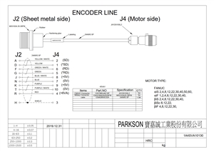 ENCODER CABLE/C AXIS