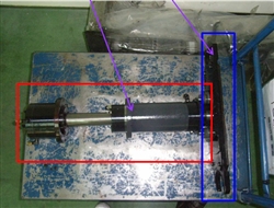 ARM & GRIPPER ASSEMBLY (CAT) W/ ROTARY AXLE ASSEMBLY & CYLINDER FOR ARM FOR VP2012 MODEL