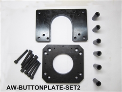 BUTTON PLATE AND CYLINDER BRACKET