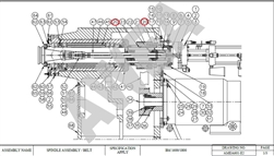 90-DEGREE MANUAL HEAD DRAW BAR SHAFT