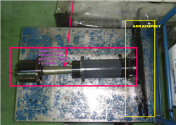 ATC: ARM: VP2012: ATC SWING ARM ASSEMBLY WITH A SET OF ARM ROTARY AXLE  ASSEMBLY WITH CYLINDER