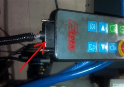 ELECTRICAL: CABLE: BAR FEEDER: FEDEK: XT-320/326L: CABLE FOR CONTROLLER (B55000127)