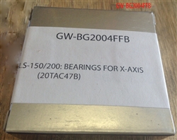 BEARINGS FOR X-AXIS (20TAC47B) (GG2004DB) 3PC SET