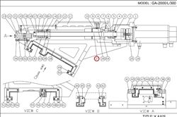 GA-2000 SERIES: X-AXIS BALL SCREW