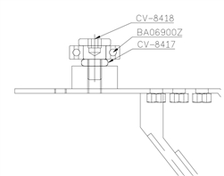UPPER DOOR ROLLER SET FOR GLS-150/200