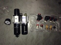 STEADY REST: GA-3000 SERIES: AIR UNIT KIT (F.R.L. UNIT  SOLENOID VALVE  AND FITTINGS)
