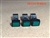 ELECTRICAL: CONTROL PANEL: PUSH BUTTON COVER GREEN (W/ LED) (AH 165-TF)(SET OF 3)