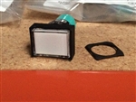 ELECTRICAL: CONTROL PANEL: SW-20: UTS SQUARE PUSH BUTTON WHITE W/ LED (LED/24V/16MM) 01P-RI40.Q+W+L24 (EMA)..C5-8