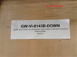 COVER: WAY COVER: GV-1000 SERIES: NEW LOWER Z-AXIS WAY COVER (VI-9048+VI-9049)RACK M